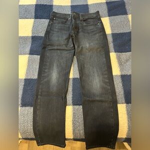 Levi's Men's Dark Gray Straight Jeans